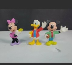Vintage Disney Minnie Mickey Mouse Library Book Football Cake Topper Lot - £7.13 GBP