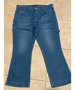 Lee Women&#39;s Jeans Size 34x24 Bootcut Regular Fit Mid Rise Carpenter Dark... - €13,11 EUR