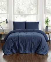 Pem America Jersey 2 Pack Bedding Comforter Set,Med Blue,Twin - £127.60 GBP