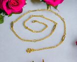 vintage gold tone fancy links 15” chain Anklet - $12.08