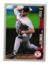 1996 Collector&#39;s Choice #60 Roger Clemens Boston Red Sox - $3.00