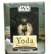 Yoda Collectible Star Wars Book and Small Figurine - Bring You Wisdom, I... - $11.64