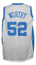 James Worthy #52 College Basketball Jersey Sewn White Any Size image 2