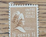 US Stamp Martha Washington 1 1/2c Used Brown - £0.73 GBP