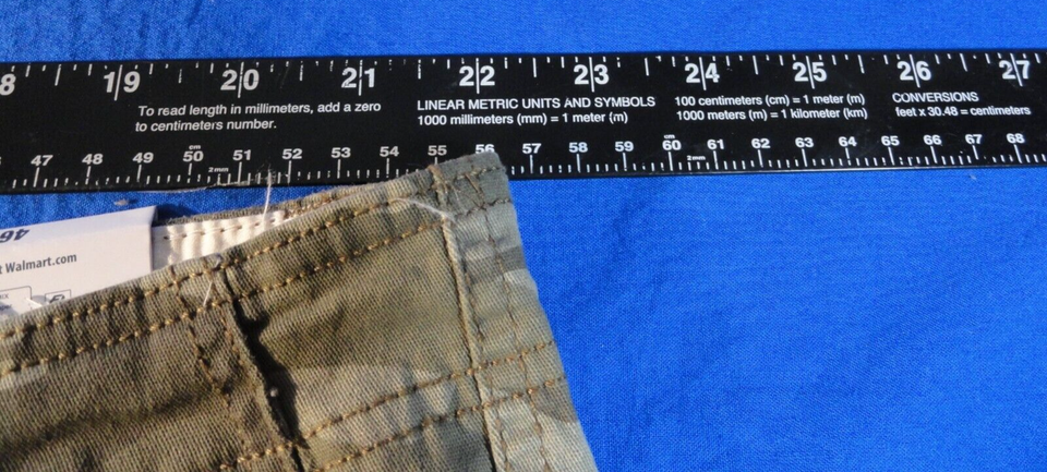 GEORGE ABOVE THE KNEE GREEN CAMO 6 POCKET HOT WEATHER GE CARGO SHORTS SIZE 46 Item image 9
