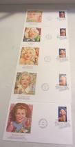 Marilyn Monroe Stamp 1995 Universal Studios First Day Of Issue x 5 - £37.85 GBP