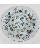 Buckingham Andrea By Sadek Japan Floral Pattern Chip &amp; Dip Serving Plate... - £35.40 GBP