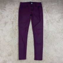 Bisou Bisou Wine Purple Women&#39;s Size 2 Skinny Jeans - £13.15 GBP