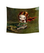 Befriending an Alligator Swamp Fairy Tapestry - $40.61 CAD+