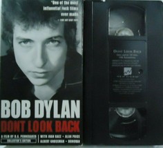 Bob Dylan Don&#39;t Look Back VHS NTSC Collectors Edition Joan Baez Donovan - £10.97 GBP