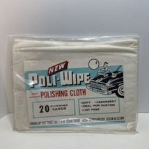 Vintage New Old Store Stock Poli-Wipe Automotive Polishing Cloth - $18.95