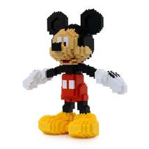 Micky Mouse (Disney Classic) Brick Sculpture (JEKCA Lego Brick) DIY Kit - £59.63 GBP