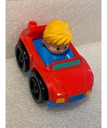 2014 Fisher-Price Wheelies Boy In Red Car (Eddie) *Pre-Owned/No Tag* x1 - $10.92 CAD