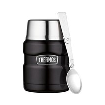 Thermos Stainless King Food Flask - 470 ml, Matt Black  - $48.00