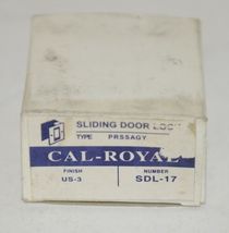 Cal Royal SDL17 Sliding Door Lock Passageway Finish US3 image 5
