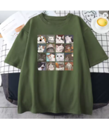 Meme Cats Puzzle Creativity Printed Men T-Shirts Beach Breathable Funny ... - $517.48 MXN
