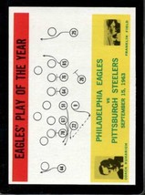 1964 Philadelphia #140 Joe Kuharich Nmmt Eagles Eagles Play Of The Year *SBA2693 - £3.85 GBP