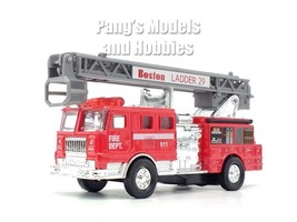 5 inch Boston Fire Department BFD Ladder Truck #29 1/120 Scale Diecast Model - £12.98 GBP