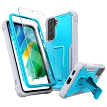 For Samsung Galaxy S21 Fe Case, Dual Layer Shockproof Heavy Duty Case For Samsun - £27.07 GBP