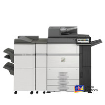 Sharp MX-7081 Color Production Printer Copier Scanner FN21 Finisher 111K Meter - $7,425.00