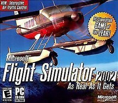 Microsoft Flight Simulator 2002: As Real As It Gets PC Game 3 CDs, Case &amp; Sleeve - $10.23