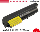 6 Cell Battery For Ibm Lenovo Thinkpad R400 T400 T61 R61 42T5229 42T4530... - $33.99