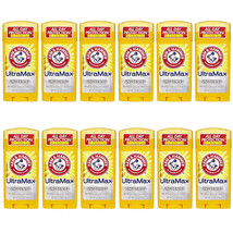 12-Arm & Hammer Ultramax, Unscented Antiperspirant Deodorant Invisible Solid 2.6 - £39.25 GBP