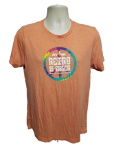 New Balance NYRR New York Road Runners Retro 5 Miler Adult Medium Peach TShirt - £11.83 GBP