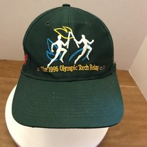 VTG Atlanta Summer 1996 Olympics 100 Years Torch Green Snapback Cap/Hat - $13.50