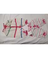 vintage dishcloths, whimsical dish cloths, 1950s mesh towels, dish towels - $380.15 MXN