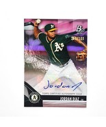 2021 Bowman Platinum JORDAN DIAZ Oakland Athletics sp Pink AUTO Rookie /199 - £23.19 GBP