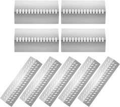 Grill Heat Plates And Flame Tamers 9-Pack Stainless Steel for Bull Brahma BBQ - £84.69 GBP