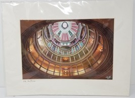 Old Courthouse Dome Inside St. Louis Missouri Matted Large Color Photograph - $23.70