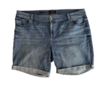 Talbots Flawless Five Pocket Stone Washed Blue  Boyfriend Denim Shorts S... - £21.59 GBP