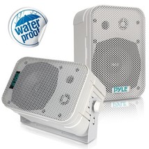 Pyle PDWR40W 5.25&quot; 2-Way Indoor / Outdoor Waterproof Home Speakers, Pair... - $51.12