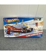 2011 Hot Wheels 4 LANE ELIMINATION RACE Playset Track X2592 - SEALED - R... - $69.99