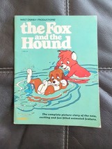 Vintage 1981 Walt Disney&#39;s The Fox And The Hound Book-Golden Books Comic... - $12.34