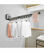 SOGA 93.2cm Wall-Mounted Clothing Dry Rack Retractable Space-Saving Fold... - $64.50