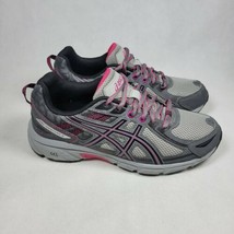 ASICS Gel-Venture 6 Athletic Running Shoes Black Pixel Pink Women Size 8.5 - £23.40 GBP