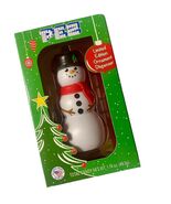 Limited Edition PEZ Dispenser Snowman Ornament NEW Christmas Stocking St... - €7,73 EUR