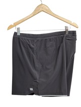 VRST Enthusiast Run Shorts Mens XL Graphic Charcoal Lined 7 In Inseam Ac... - $16.82