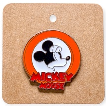 Mickey Mouse Disney Pin: Orange Oh Mickey! Profile - $19.90