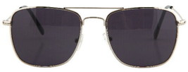 SteamPunk Cosplay Top Gun Square Aviator Style Silver / Smoke EyeGlasses UNUSED - £6.26 GBP