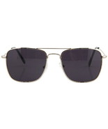 SteamPunk Cosplay Top Gun Square Aviator Style Silver / Smoke EyeGlasses... - €6,85 EUR