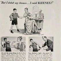 1947 Kleenex Tissues Box Advertisement Hygiene Vintage Product Redbook D... - $19.99