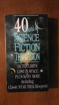 Forty Years of Science Fiction Television Featuring Star Trek (VHS, 1990) - £7.47 GBP