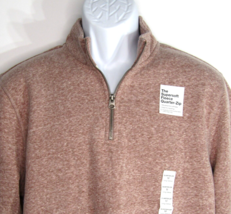 Sonoma The Supersoft Fleece Pullover Sweatshirt Red 1/4 Zip Men&#39;s Size Medium - £20.06 GBP