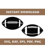 Football svg, football template, football dxf, football png, football laser cut - $1.49