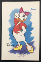 Vintage 1950s Walt Disney Tobler Chocolates Daisy Duck Postcard France - $18.53
