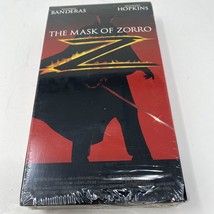 The Mask of Zorro VHS Anthony Hopkins Antonio Banderas NEW Watermarks See Descr - $6.93